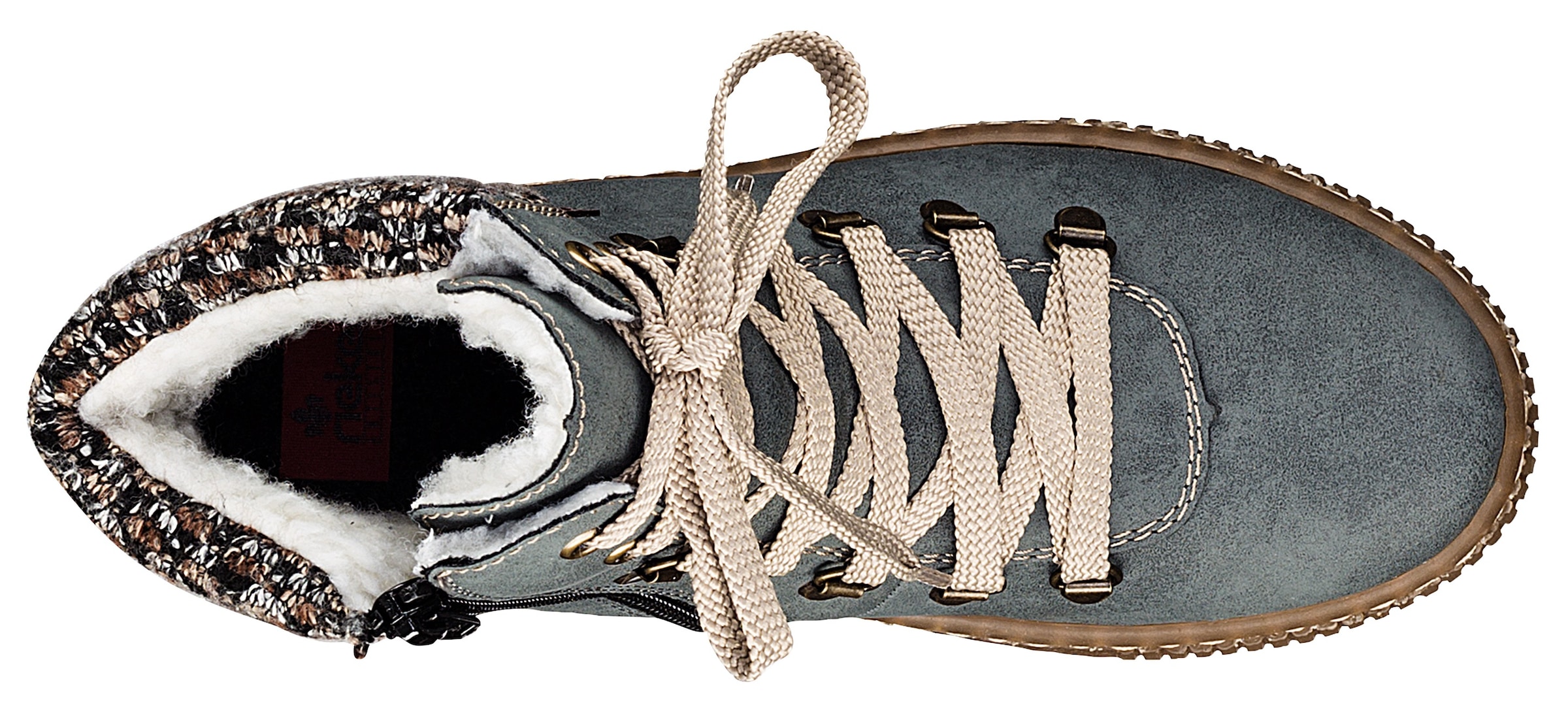 Rieker Winterboots  , Winterstiefelette, Schnürboots, Outdoorboots mit Warmfutter