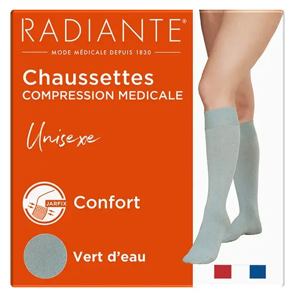 RADIANTE Chaussettes de compression Vert Ressource Taille 3 Classe 2