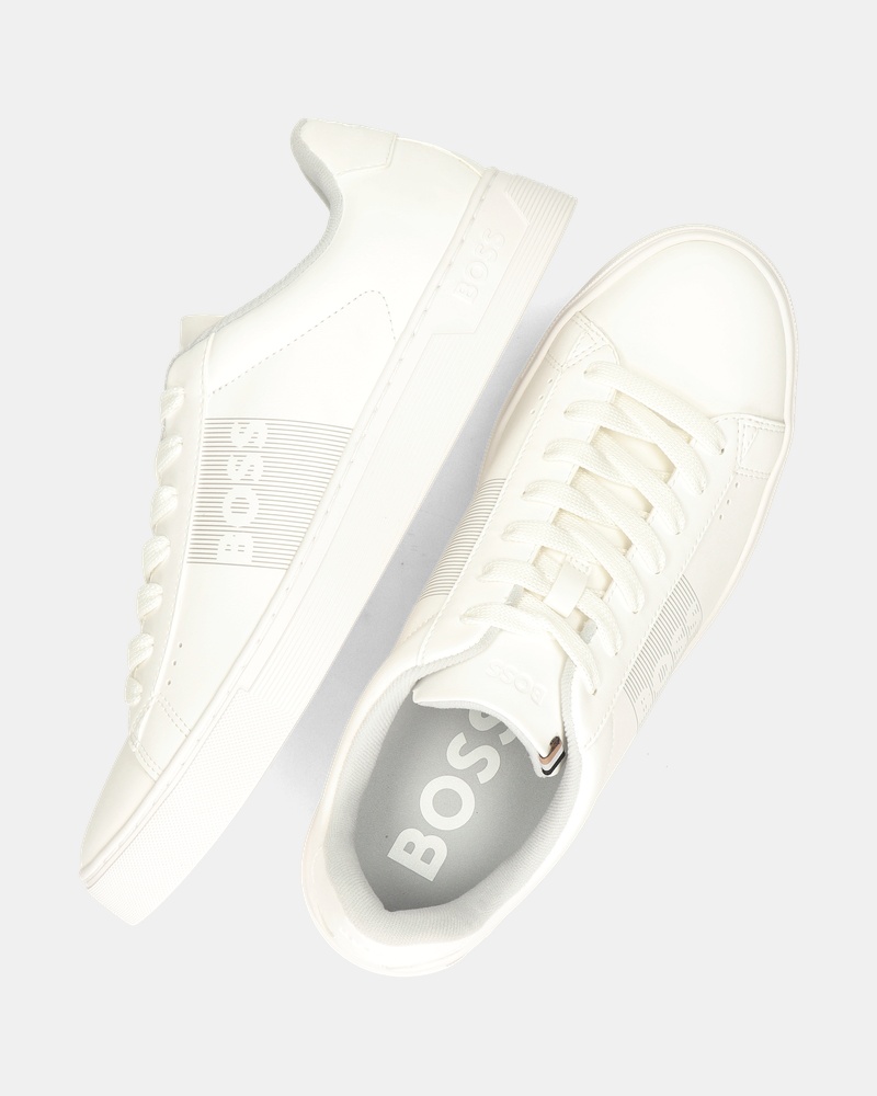 BOSS Rhys Tenn Lage sneakers  - wit