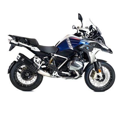 Silencieux Ixrace TITAN BLACK EMBOUT CARBONE - Gris / Noir