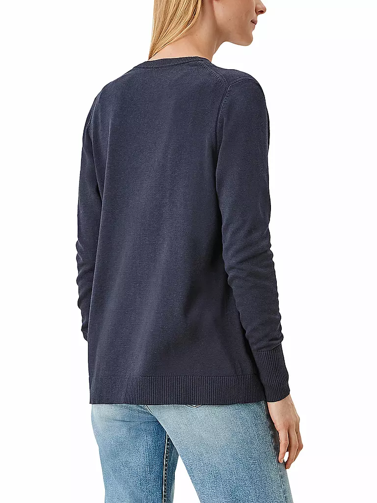 S.OLIVER Strickjacke blau