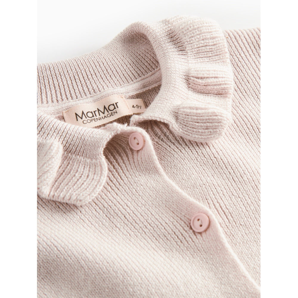 Køb MarMar Light Cotton Wool Rib Vanilla Tilda Strik Cardigan