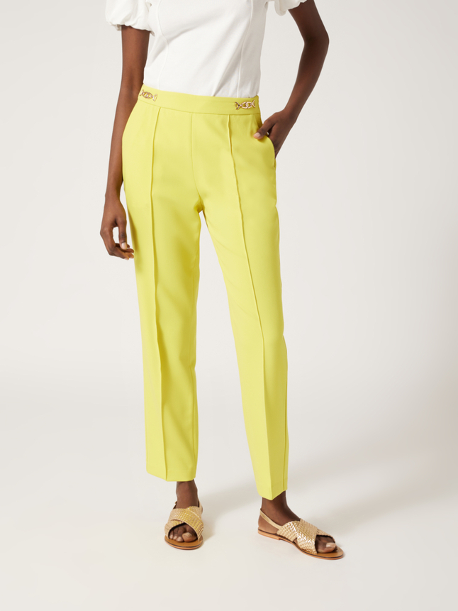 Pantalon taille haute