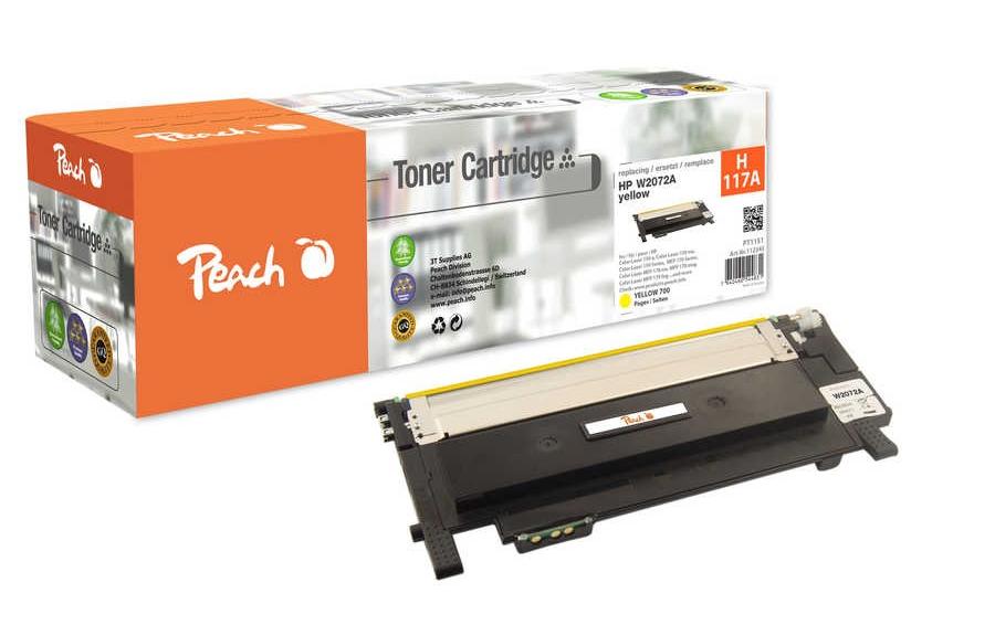 Toner HP No. 117A Y, W2072A YellowToner, Gelb
