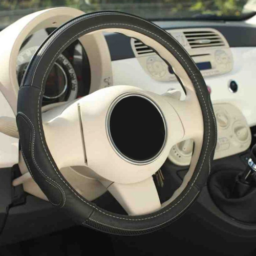 Couvre volant cuir véritable Ducato 2002 à 2006 41 à 42cm