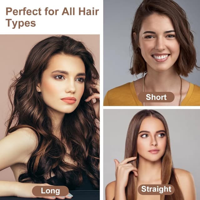 2-sæt Satin Heatless Hair Curler til at sove med om natten Brun