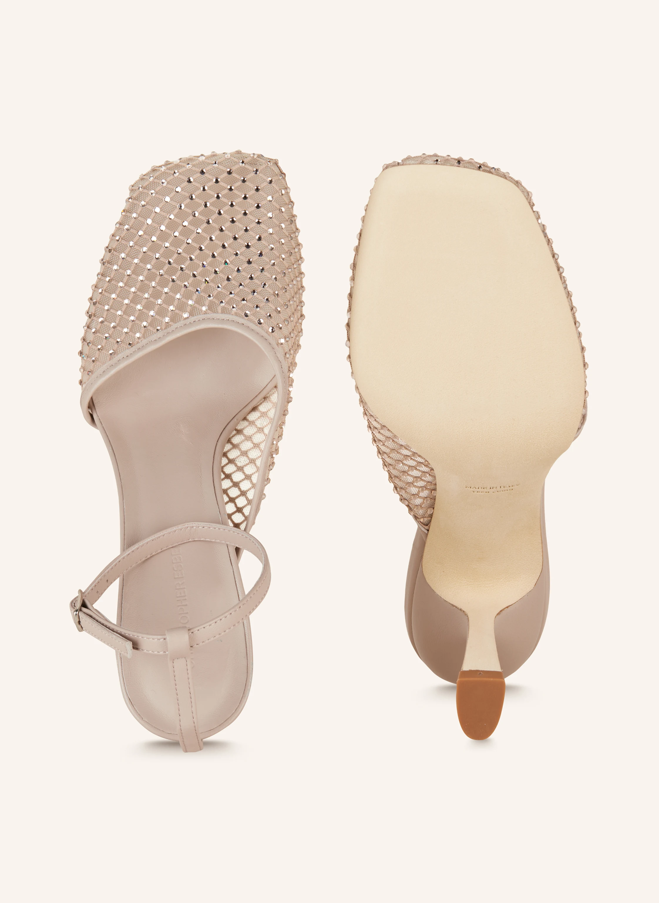 CHRISTOPHER ESBER Slingpumps MINETTE mit Schmucksteinen