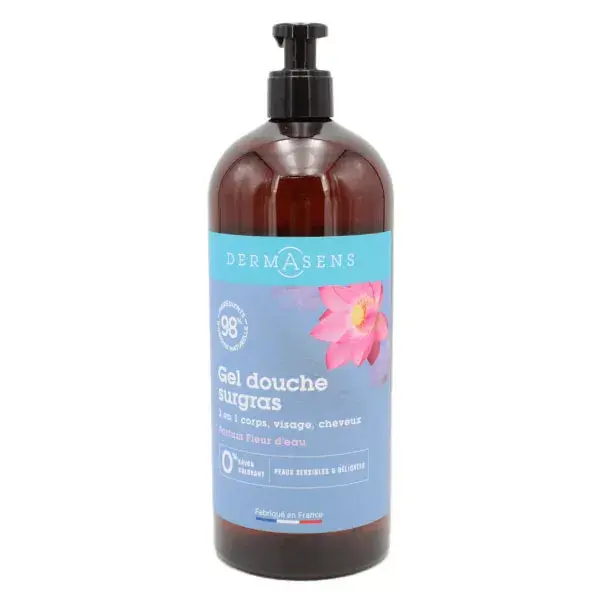 Dermasens Gel de Banho Extra-Rico 3 em 1 Flor de Água 1L