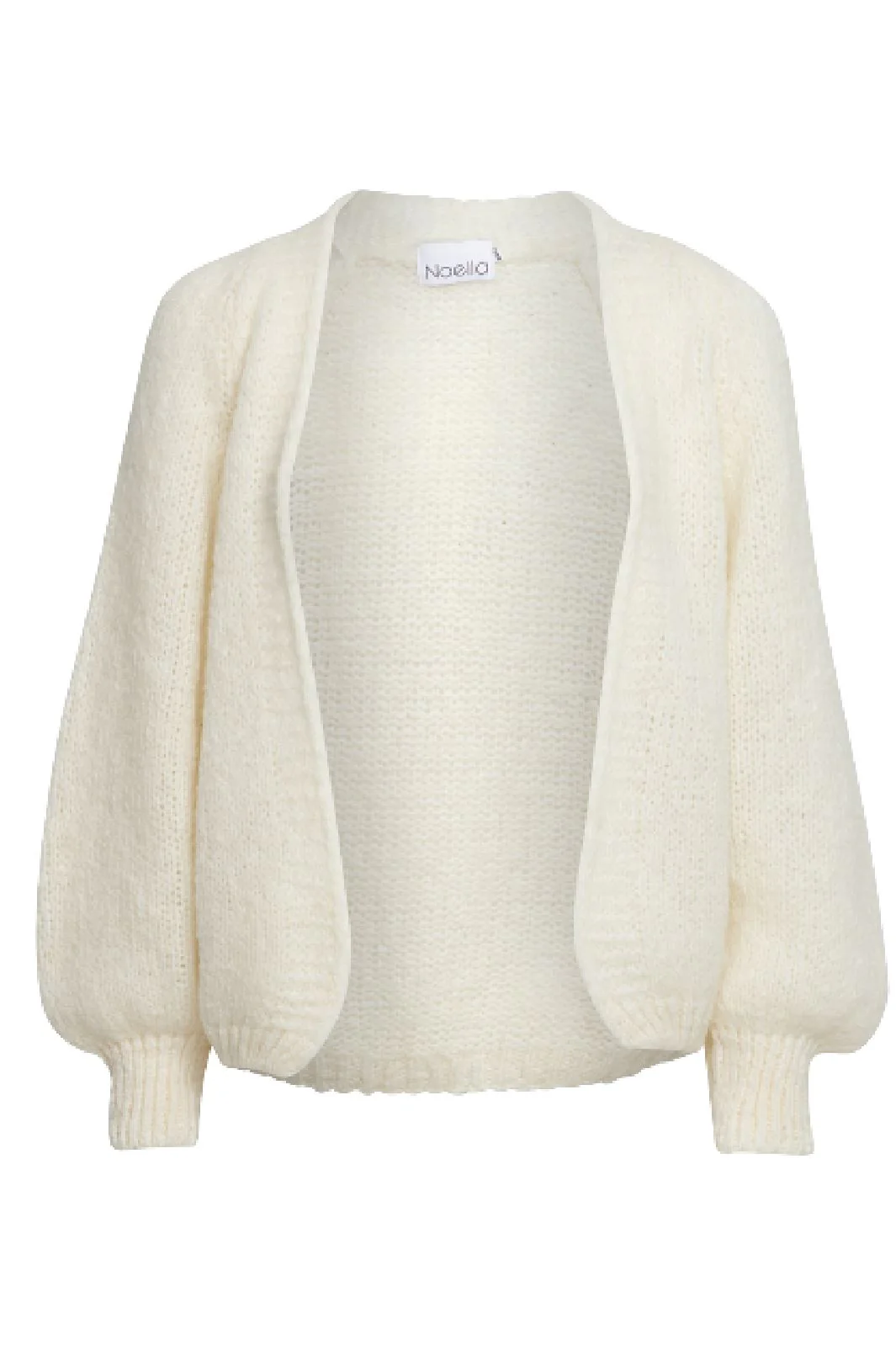 Noella Fora Knit Cardigan white