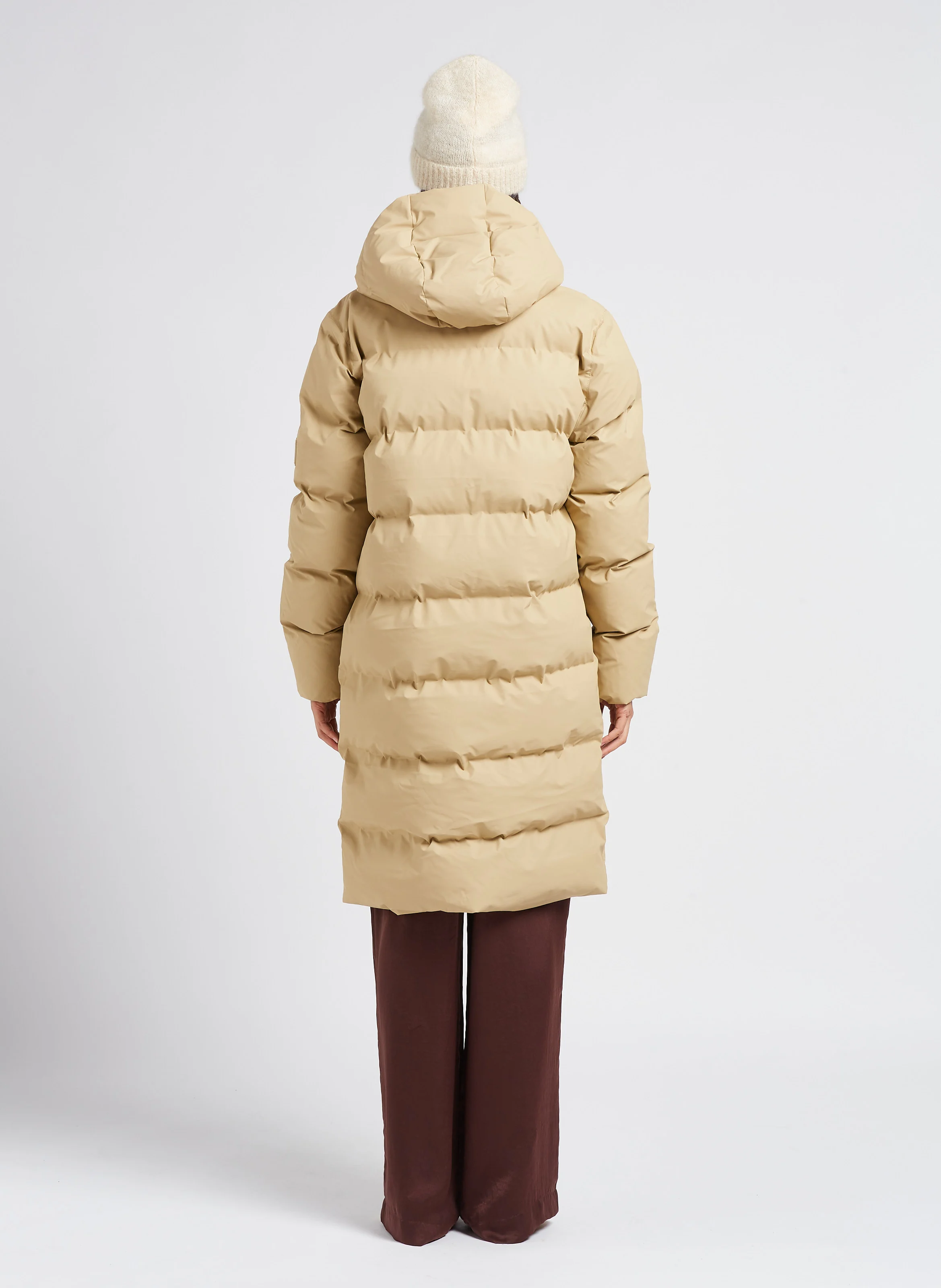 ALTA - Doudoune matelassée à capuche | Beige