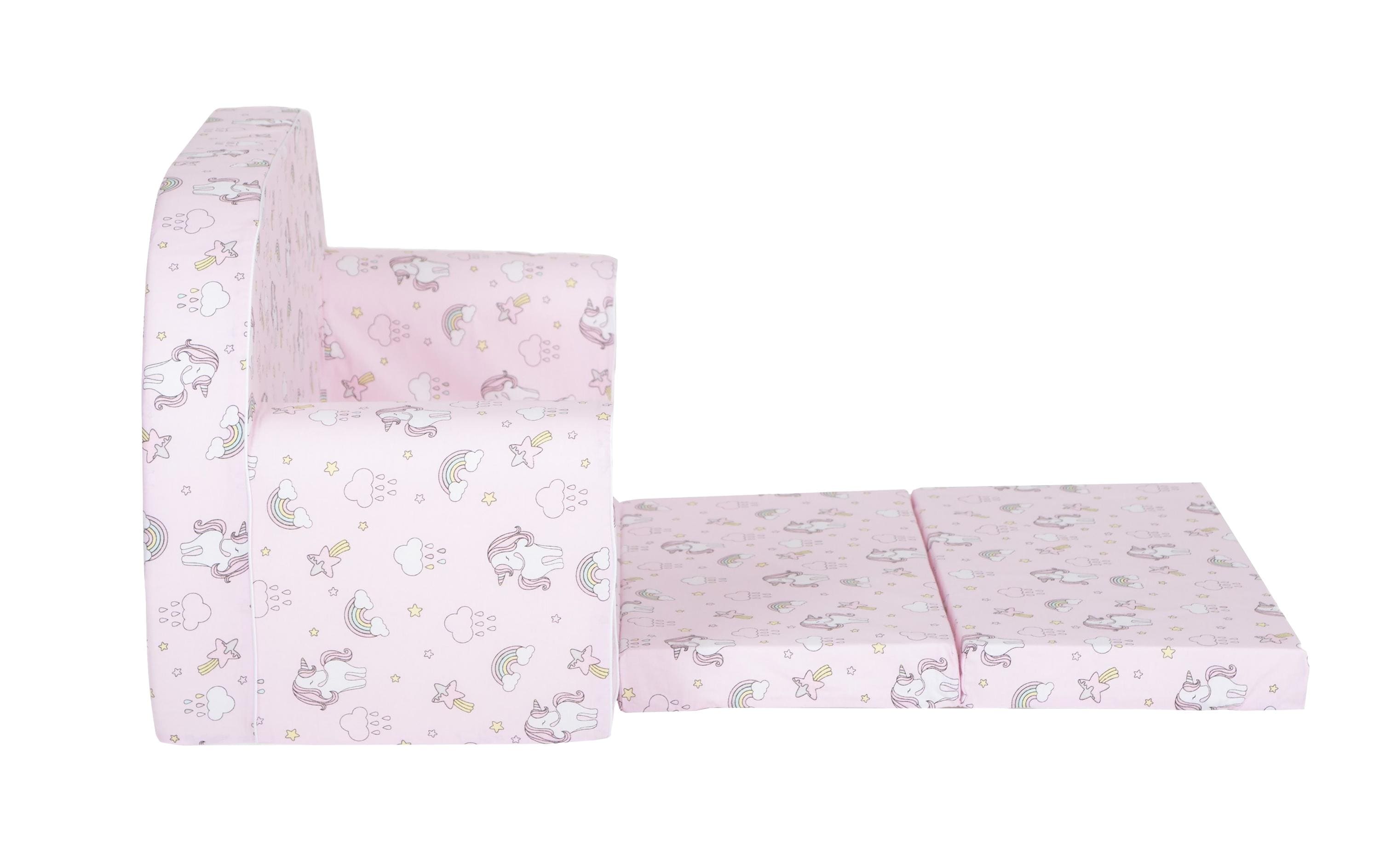 Kindersofa Rainbow UnicornBequemes Kindersofa