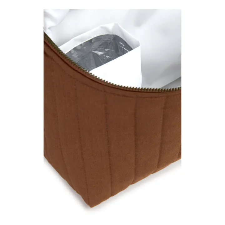 Nobodinoz Sac organiseur pour poussette Hyde Park | Rouge brique