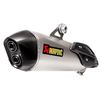 Silencieux Akrapovic Titane embout carbone