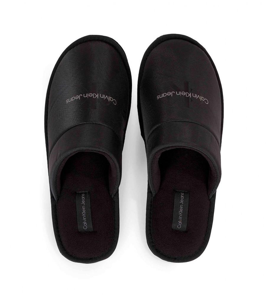 Pantufas Calvin Klein Jeans para Hotel, Superfícies pretas