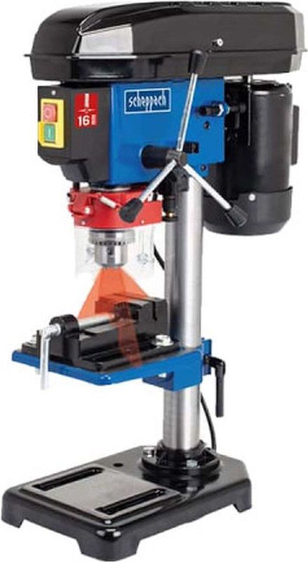 Scheppach - DP16VLS - Tafelboormachine - Zwart - Staal
