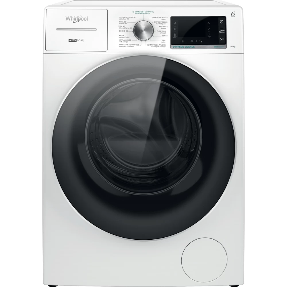 Whirlpool wasmachine W8W046WRBE - 10kg - 1400T/min - Energieklasse A