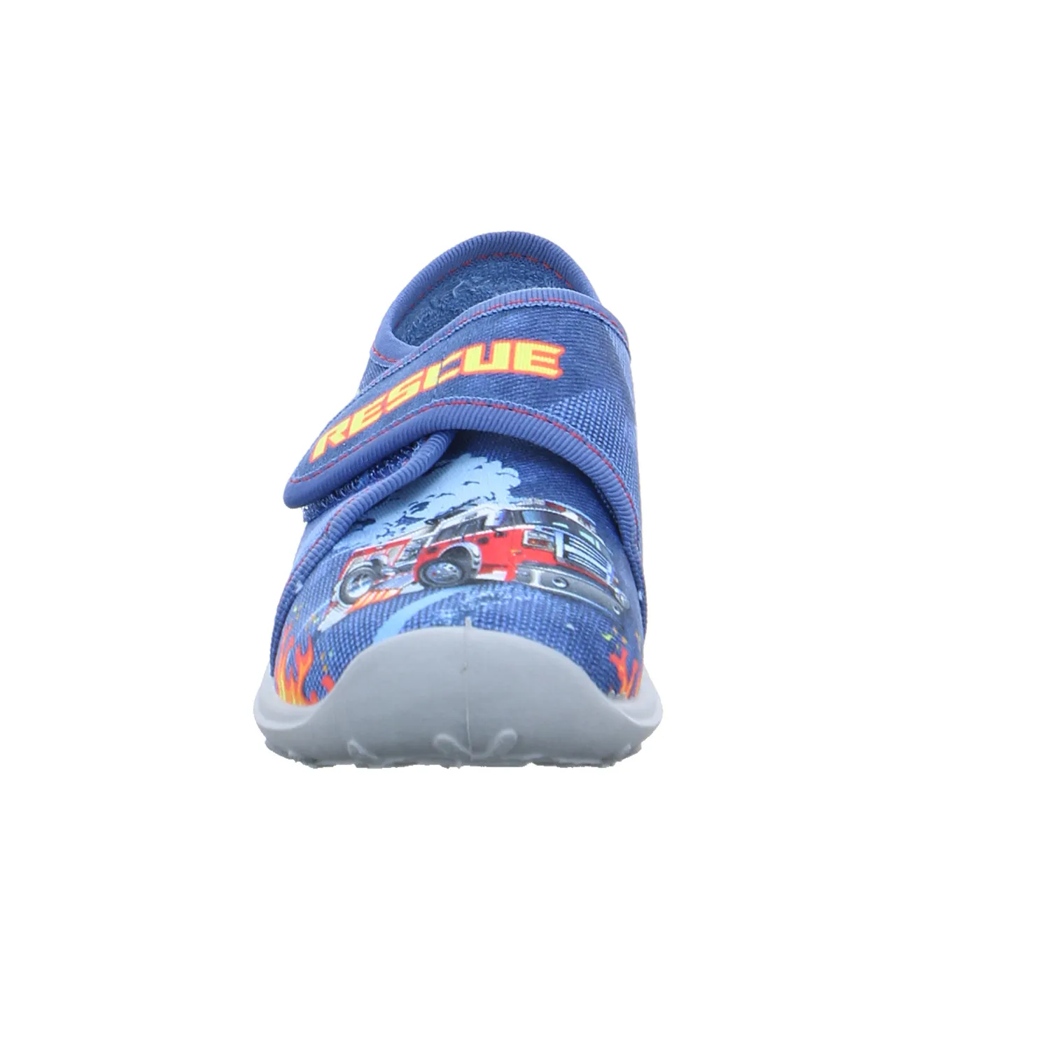FISCHER Kinder-Hausschuh Blau Textil  Jungen