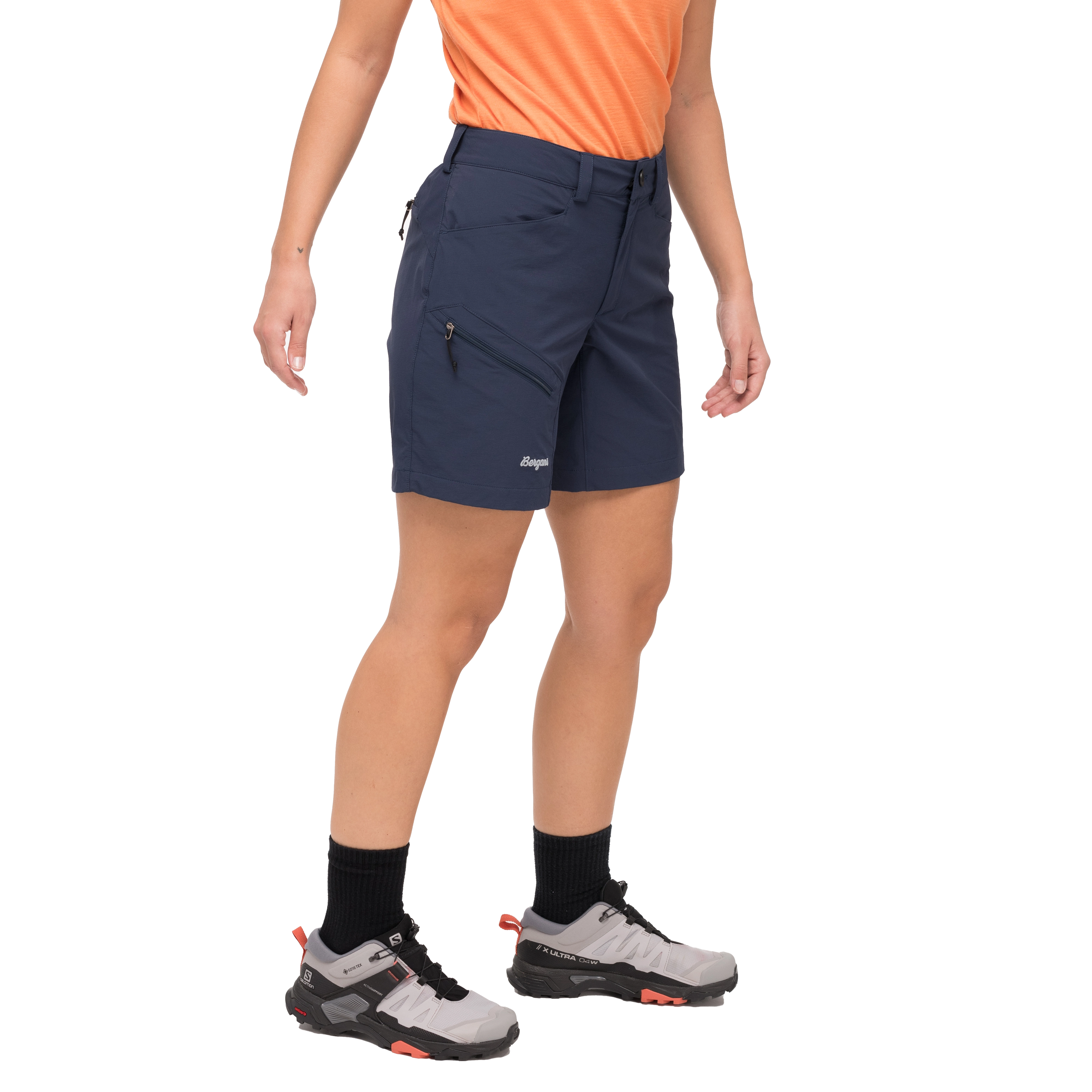Vaagaa Light Softshell Shorts Women Navy Blue