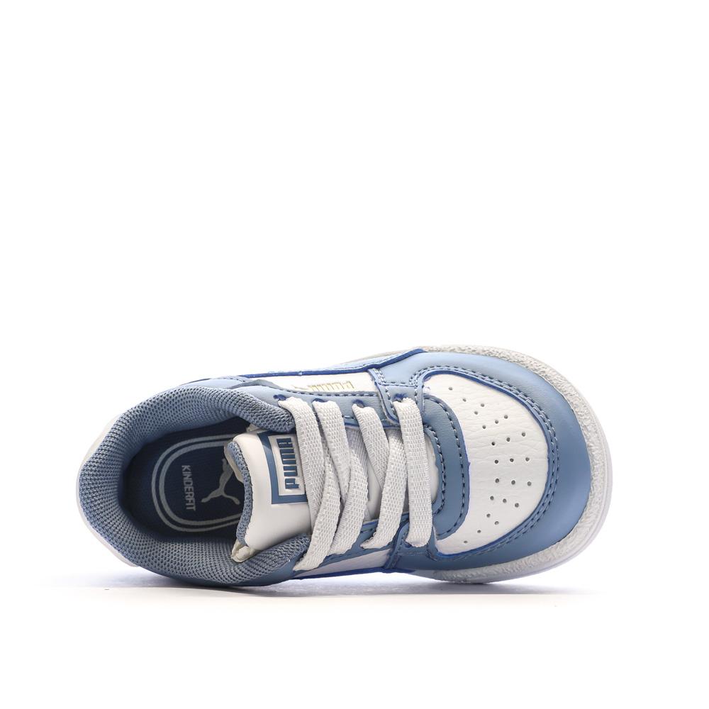 Puma Baskets Blanches/Bleu Garçon Puma Pro Classic