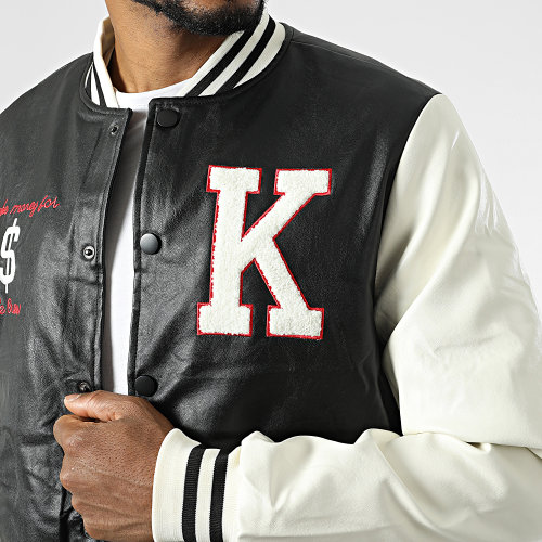 Veste Teddy ART-2 Noir Blanc