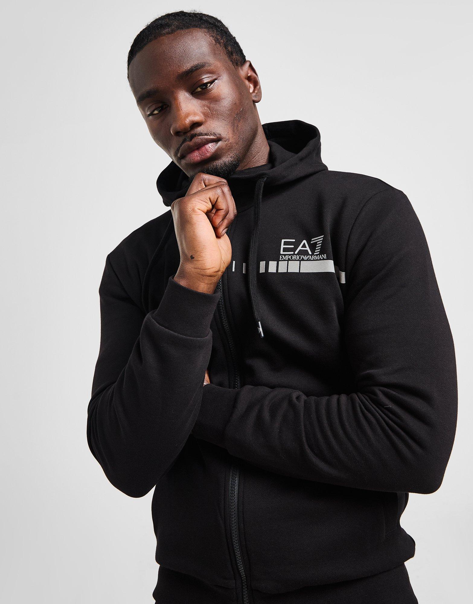 EA7 Emporio Armani Ensemble de survêtement Central Tape Zippé