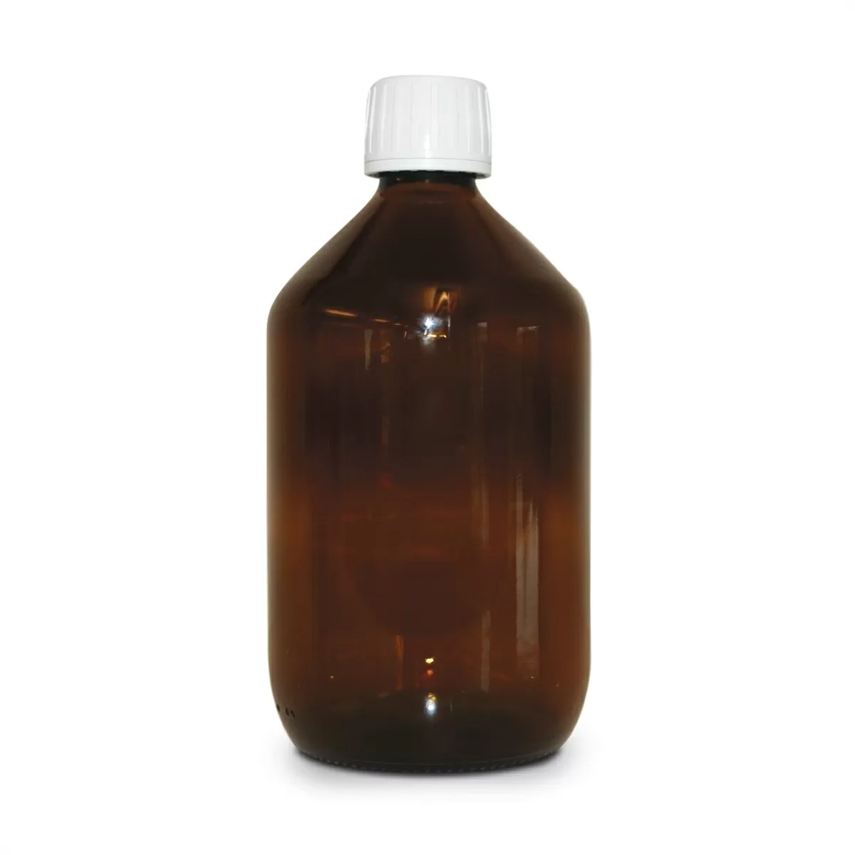 Flaske m. låg - 500 ml