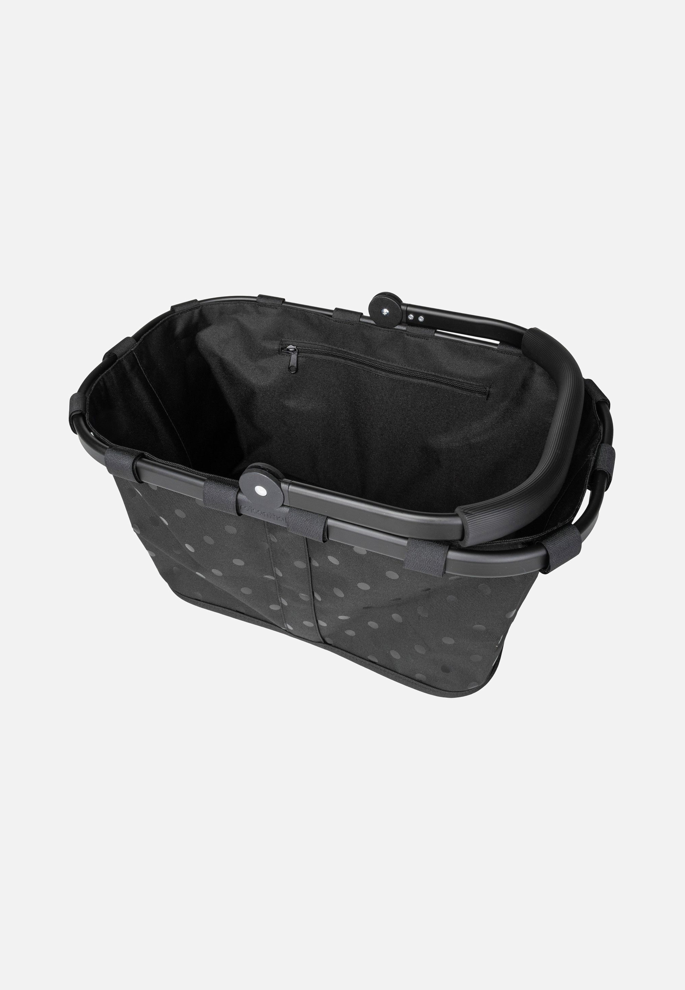 carrybag frame Glossy Dots Black - Einkaufskorb