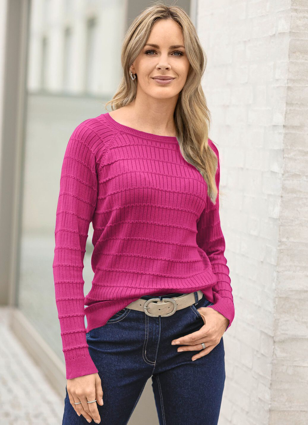 Pullover im Mustermix