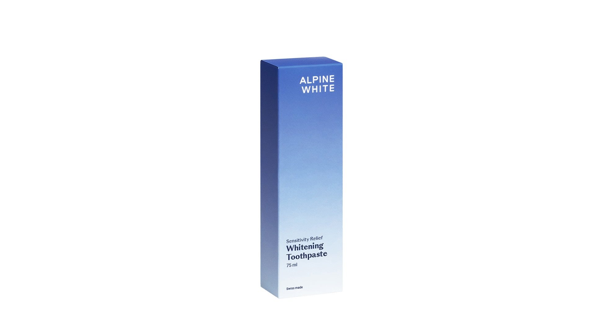 Alpine White Whitening Toothpaste Sensitivity Relief Paste Tb 75 ml