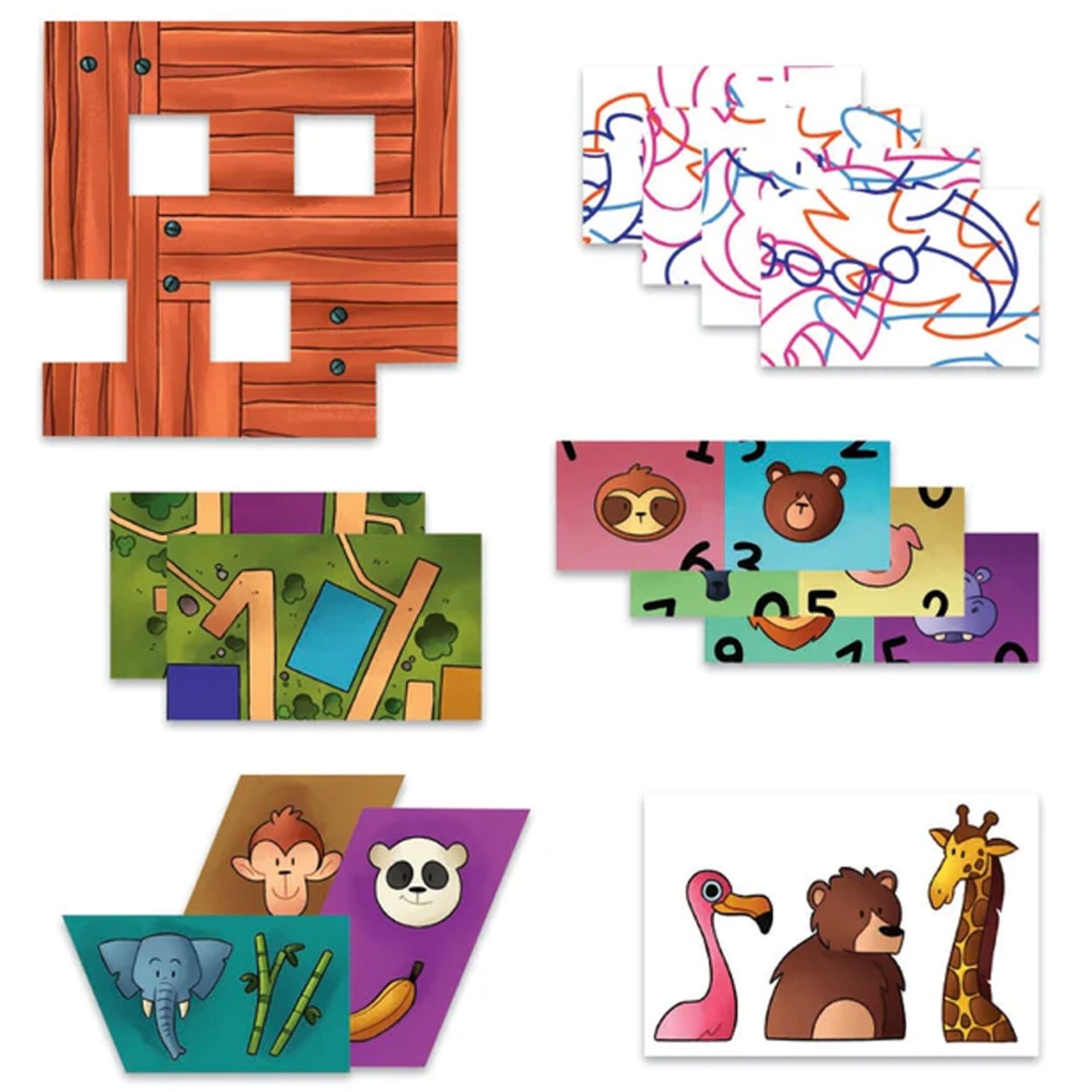 Clementoni Partyspiel Escape Game Junior - Flucht aus dem Zoo