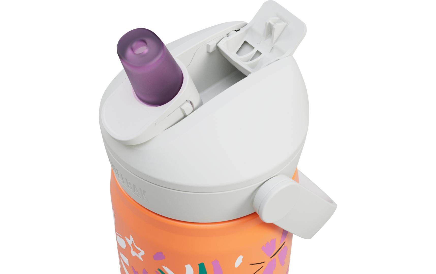Trinkflasche Thrive Flip Straw Kids V.I. butterfly 400 mlFlasche aus Tritan für Kinder