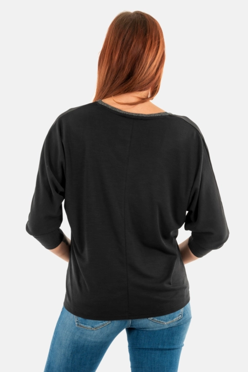 Tee shirt manches longues Le Temps Des Cerises cepada 0001 black