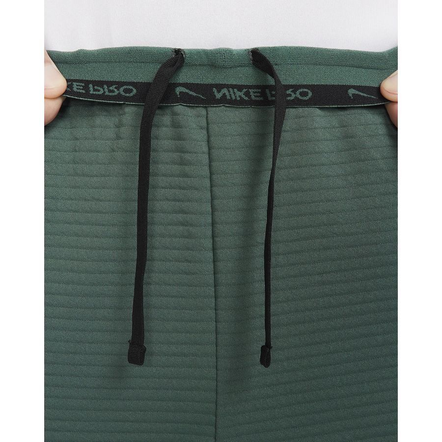 Nike Bas de Survêtement Dri-FIT Fleece - Vert/Noir