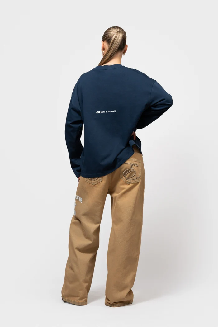 Equalité Fem Baggy Jeans Dames Beige