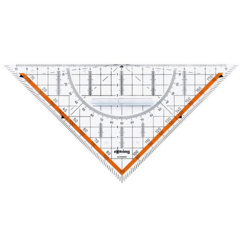 Rotring Geodreieck Centro, 23 cm