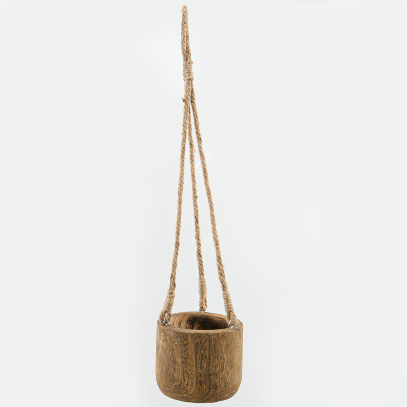 Cache-pot à suspendre paulownia