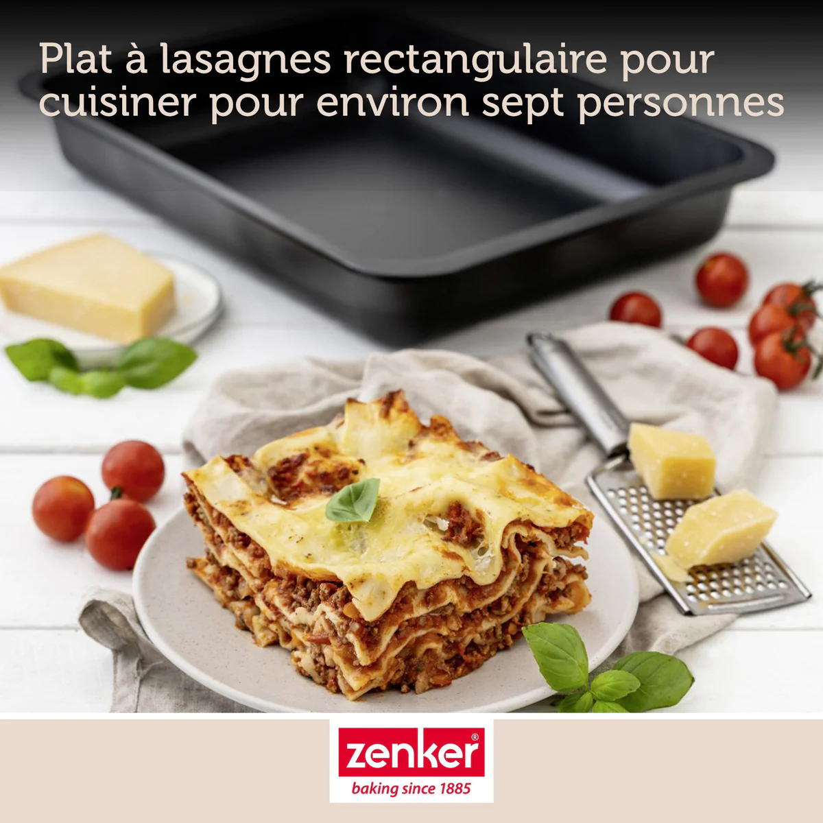 Lot de 2 plats à lasagnes maison 36 x 27 cm Zenker Spécial Countries Z