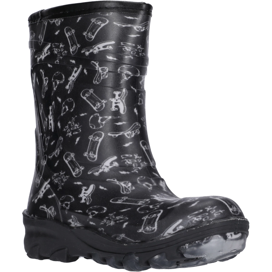 ZigZag Gummistiefel Cenerki kids 1001 Black