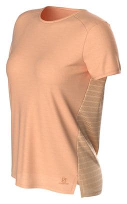 Maillot manches courtes Salomon OUTLine Summer Orange Femme