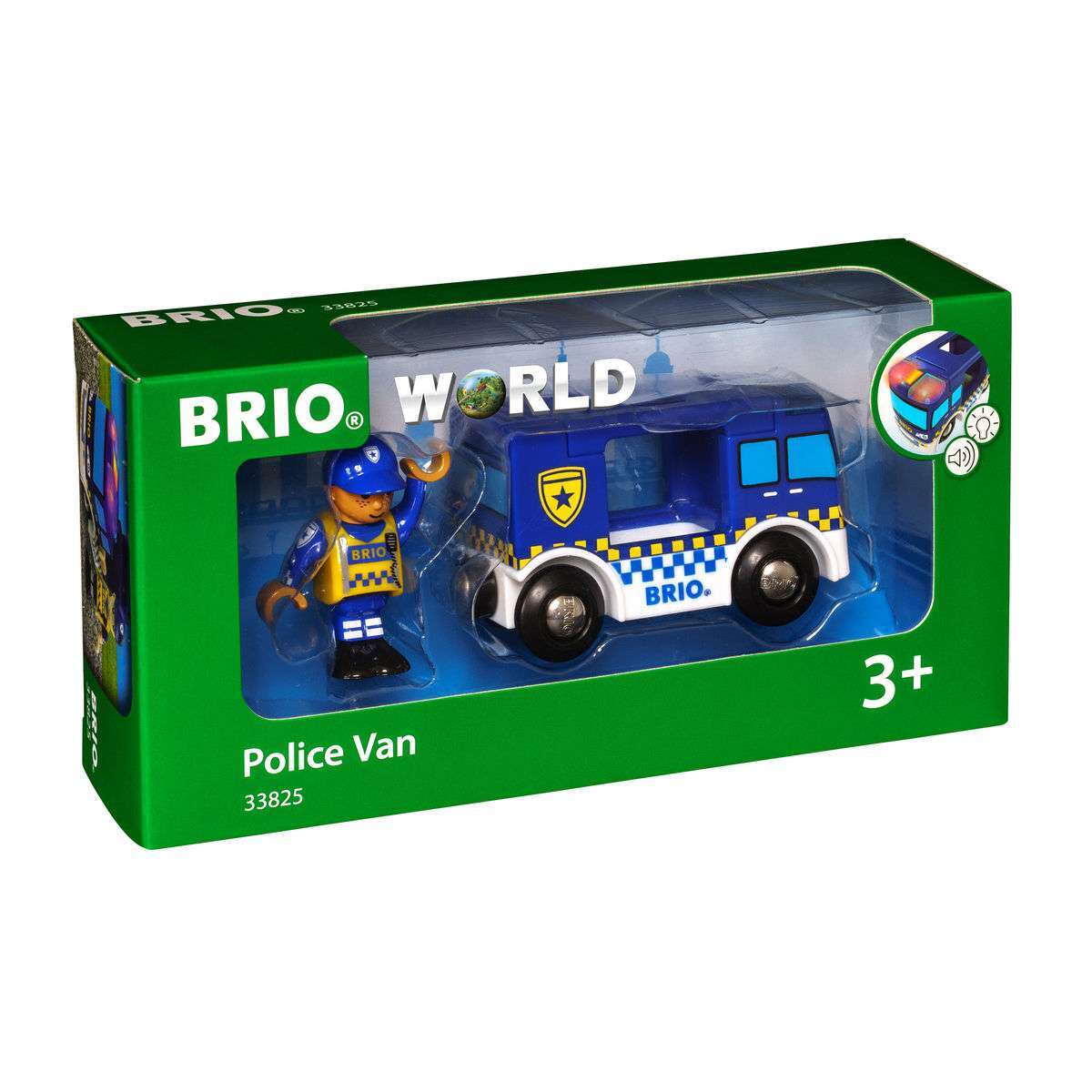 BRIO Spiel Polizeiwagen mit Licht und Sound