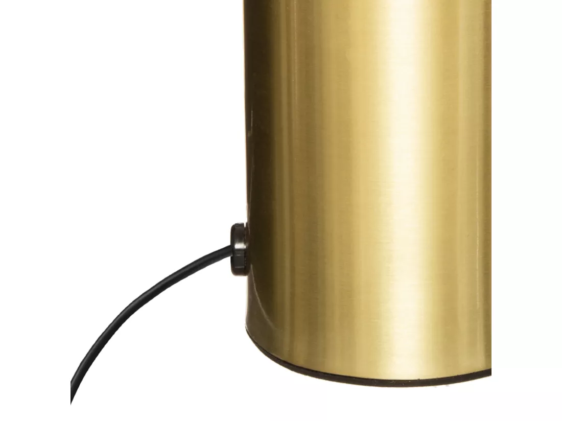 Lampe Socle en métal Dorée H 10.5 cm