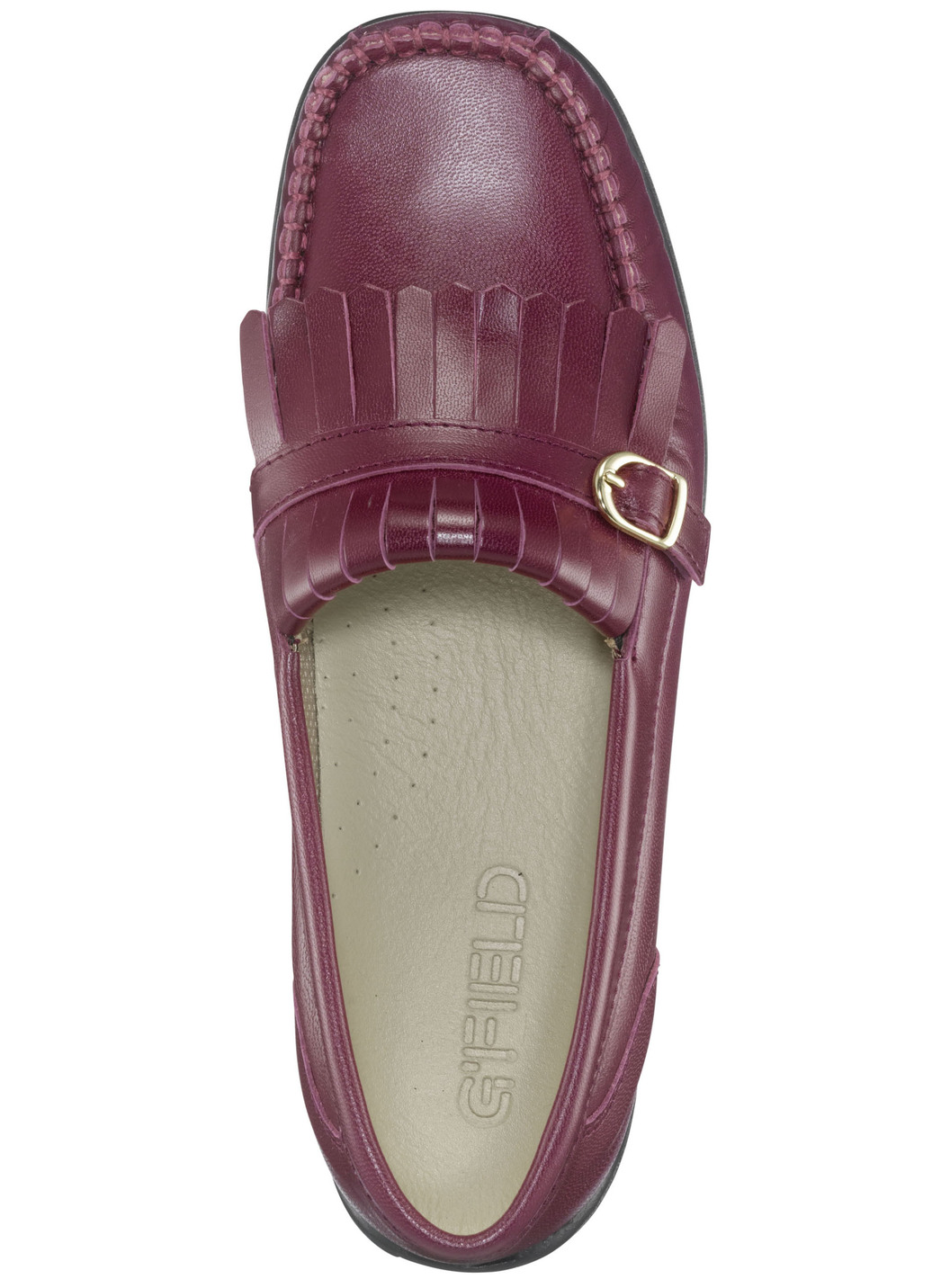 ELENA EDEN Mokassin-Slipper aus Chevreau-Nappaleder mit Zierlasche
