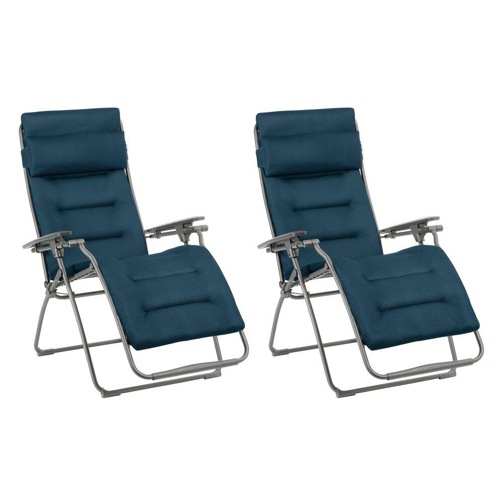 Set aus 2 Relaxsesseln Futura BeComfort® Bleu Encre