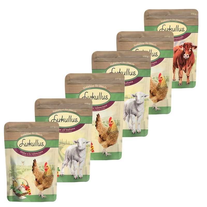 Lot 3 saveurs Lukullus Adulte 24 x 300 g à prix discount sur bitiba.fr