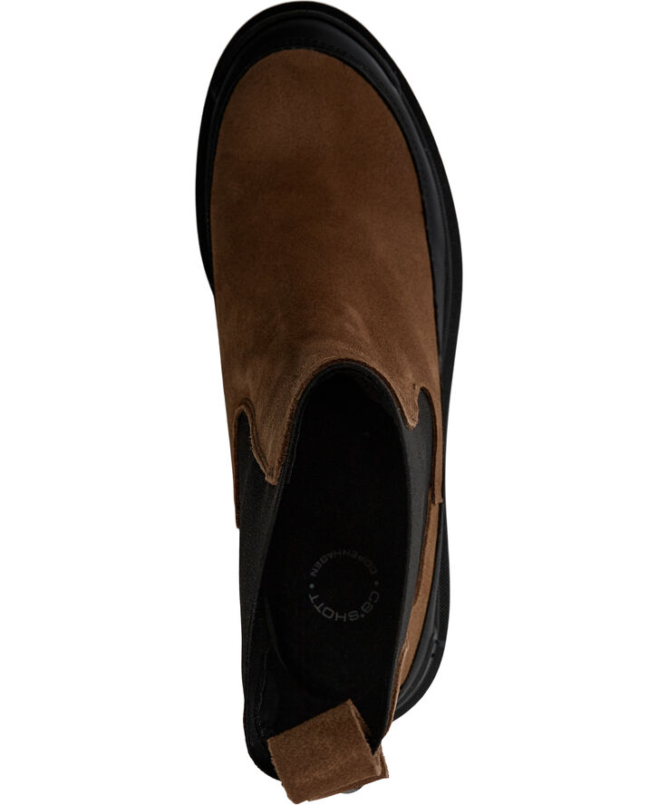 Cashott CASANNA Chelsea Boot Suede Toffee