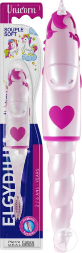 Oral Care Elgydium Kids Brosse À Dents Licorne Enfants De 2 À 6 Ans Souple 1 Pièce