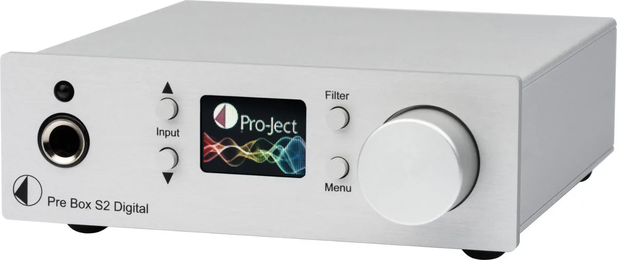 Pro-Ject Pre Box S2 Digital Silver Préamplis hi-fi