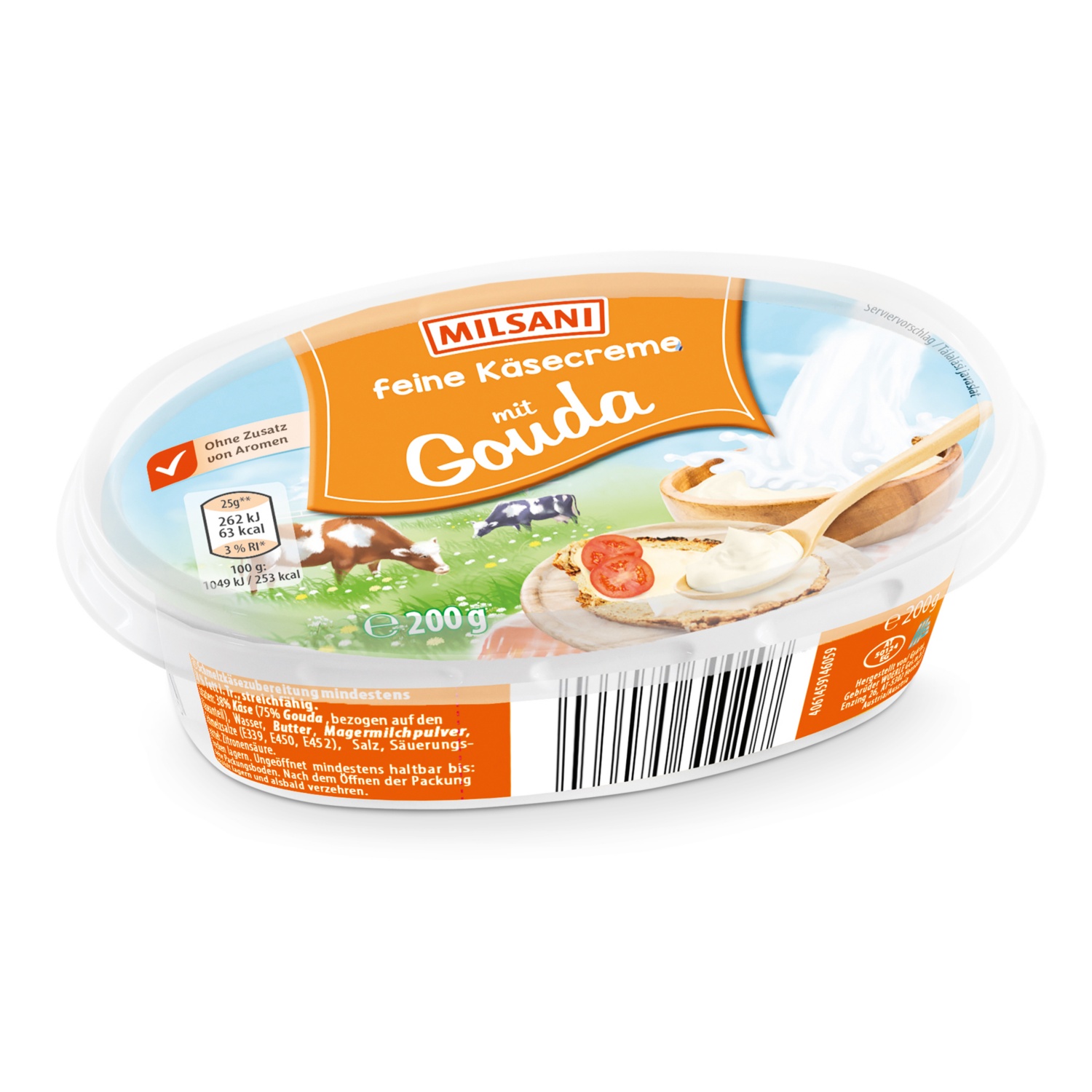 MILFINA Käsecreme, Gouda 200 g