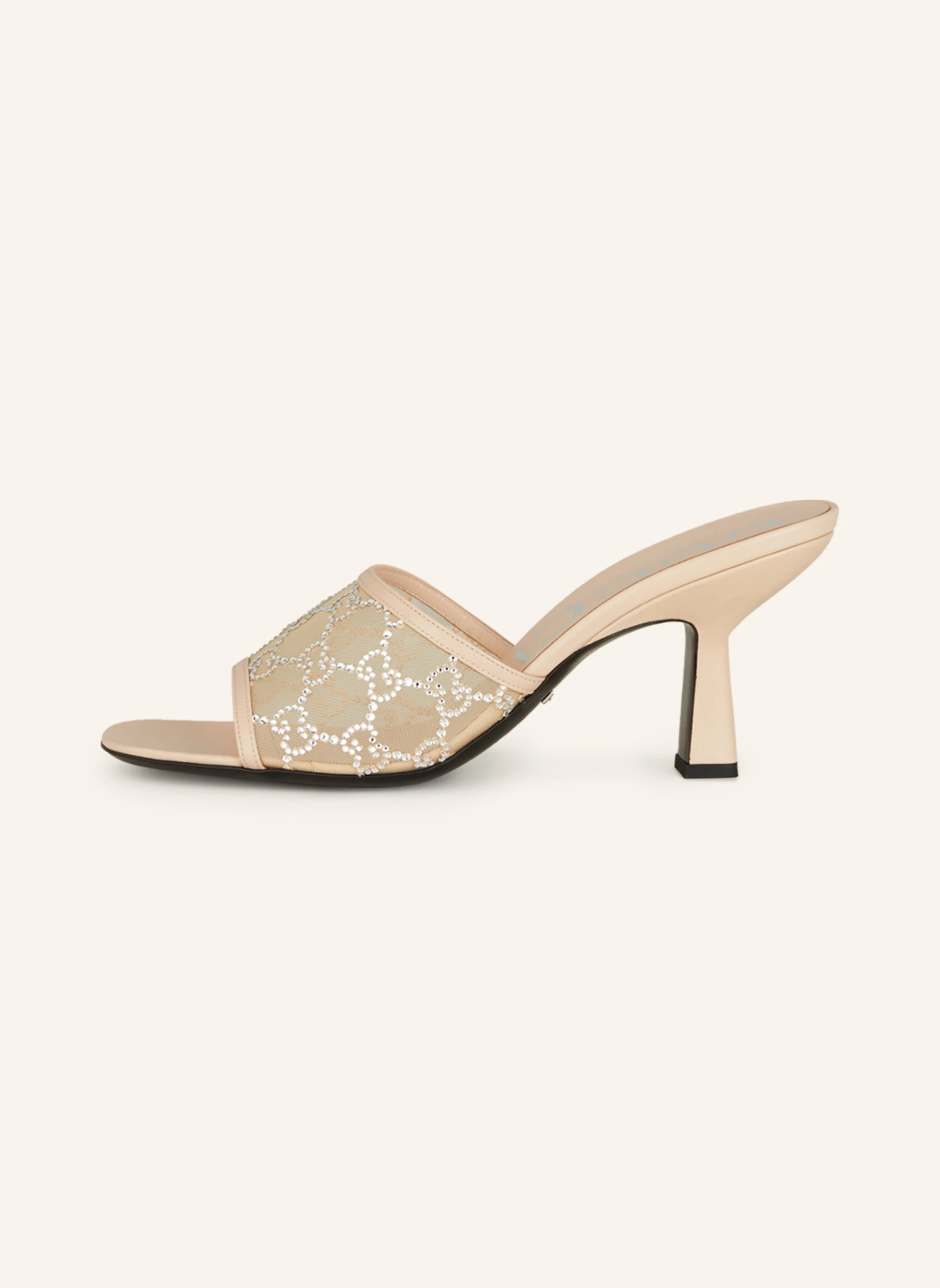 GUCCI Mules mit Schmucksteinen