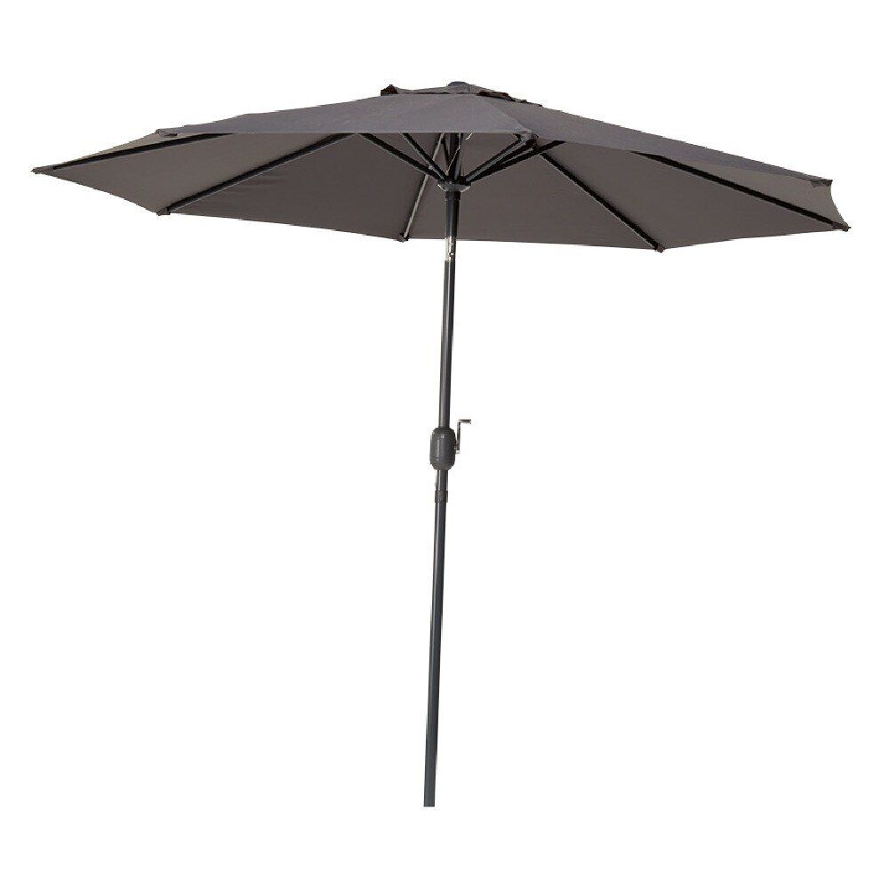 Parasol centré JAVA gris